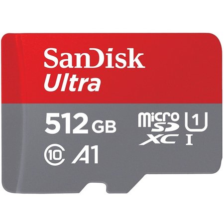 SANDISK RETAIL STORAGE MEDIA Sandisk Ultra Microsdxc, 512Gb, 10/Uhs-I, U1 Sdsquar-512G-An6Masdsquar SDSQUAR-512G-AN6MA
